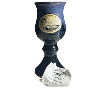 Grey Fox Pottery Goblet Florida Renaissance Festival‎ 2000 Collectible USA